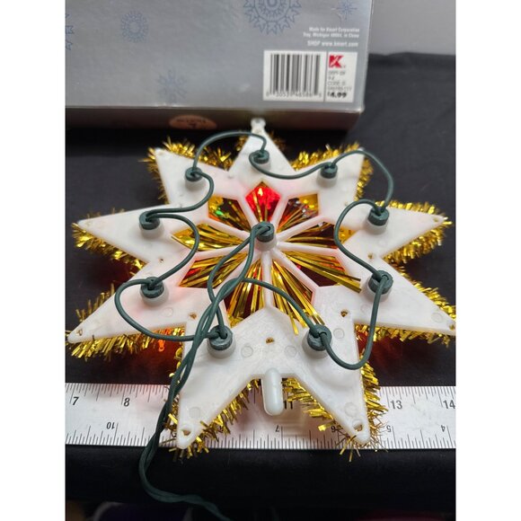 Trim A Home Electric 10 Lights Star Tree Top For Indoor Use Only - Picture 7 of 7